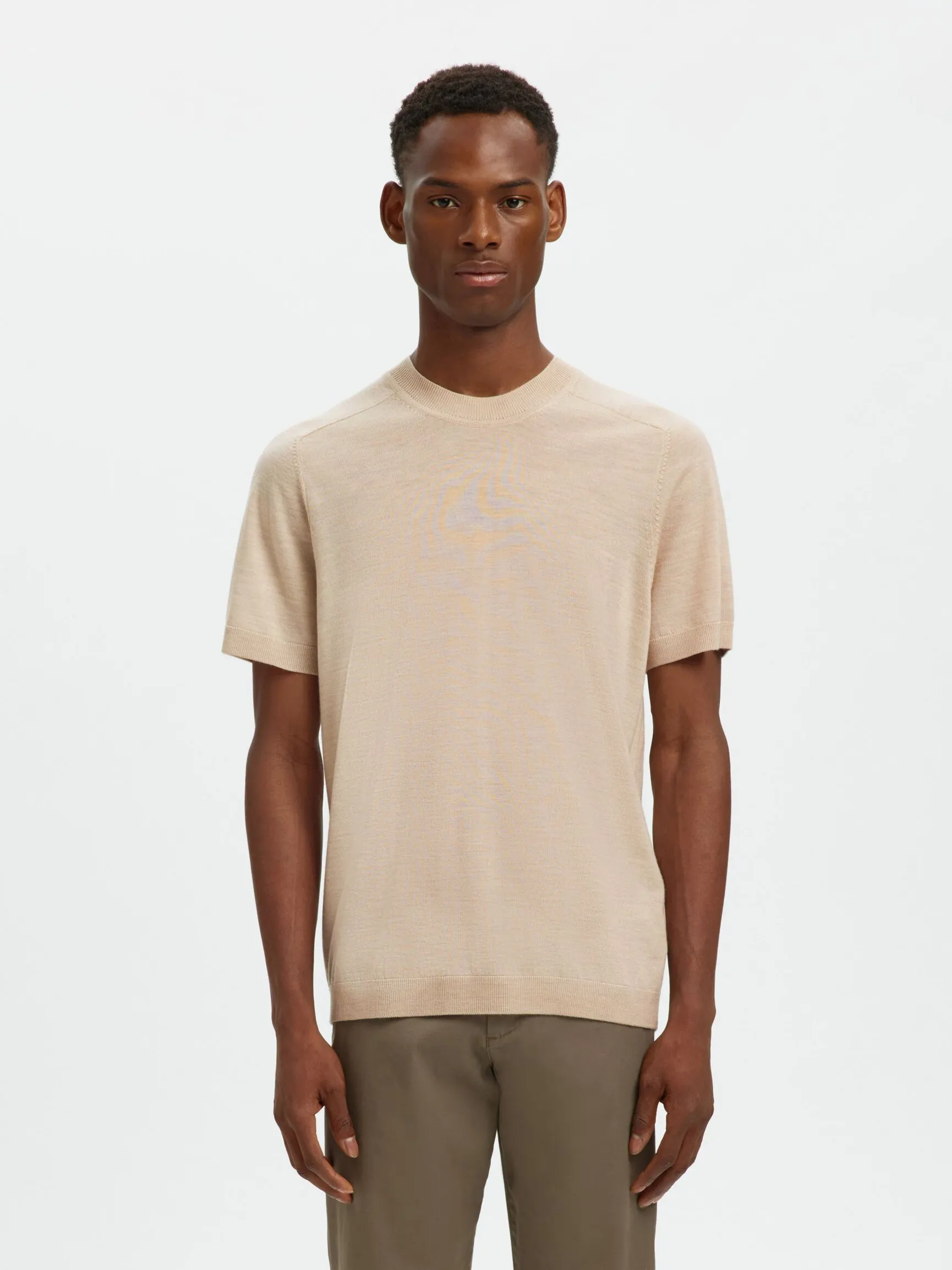 100 % MERINOULL T-SKJORTE