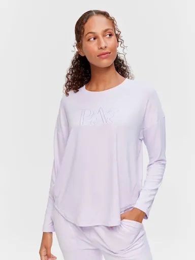 Lilac Logo Plush Sweater