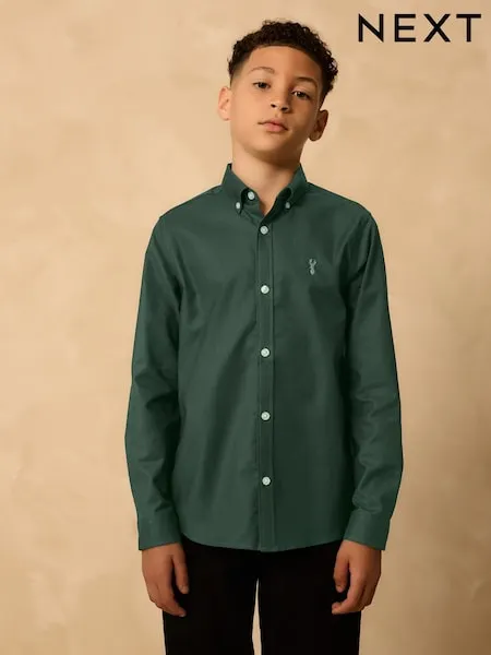 Dark Green Oxford Shirt (3-16yrs)
