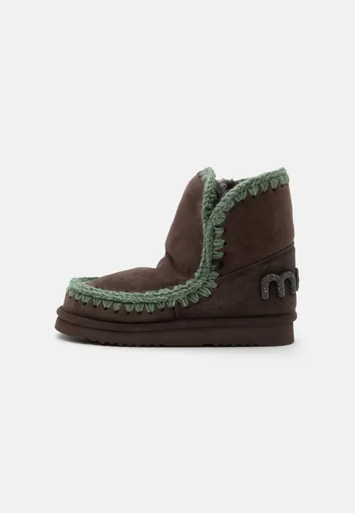 ESKIMO GLITTER LOGO - Støvletter - mocha
