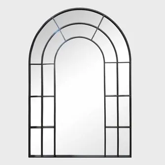 Rembrandt Chrysler Metal Mirror Black 120x80cm