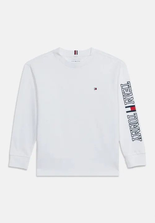 TEAM GRAPHIC UNISEX - Topper langermet - white