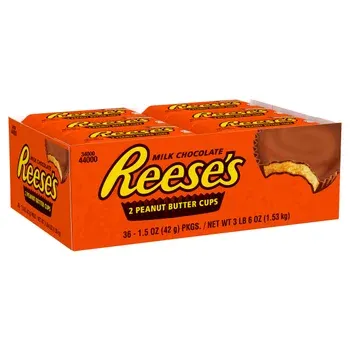 Reese's Peanut Butter Cups, Milk Chocolate, 1.5 oz, 36-count