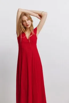 Vestido estampado lace