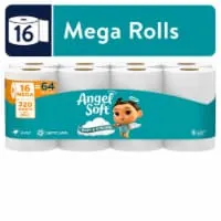 Angel Soft® Soft & Strong Toilet Paper 2-Ply Mega Rolls