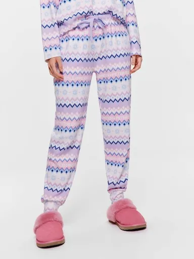 Winter Fair Isle Waffle Easy Pj Pant