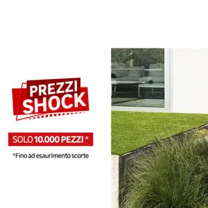 Rotolo di erba sintetica Sp 20 mm drenante e resistente ai raggi UV 5 x 2 m, 10 m² TURFGRASS Formentera