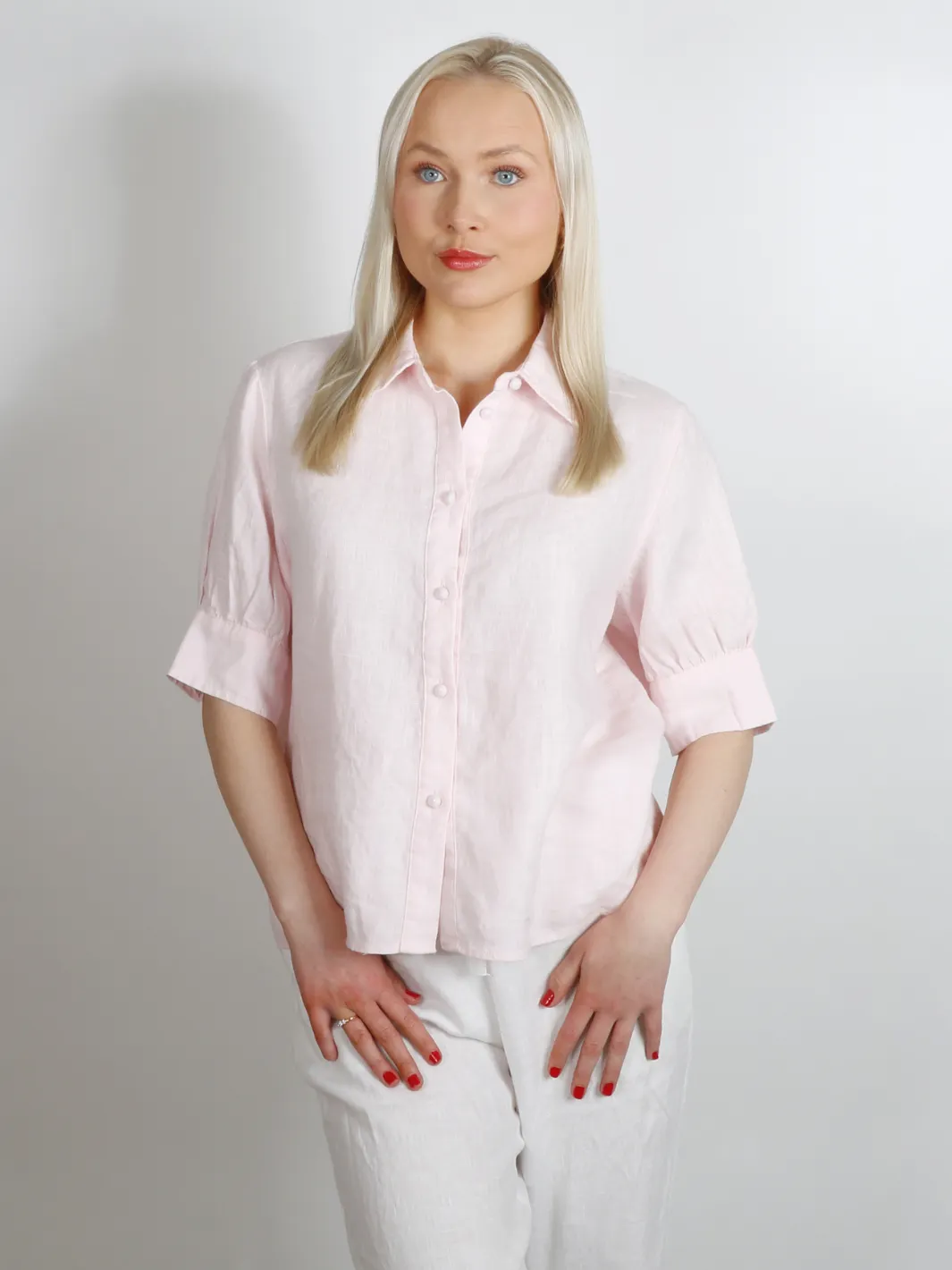 LINNEA LINEN BLOUSE