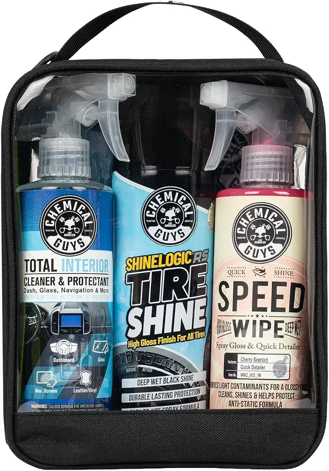 Chemical Guys Exterior Express Car Wash Kit With Car Wash Soap & Cleaner, Easy On The Go Car Cleaning Kit
