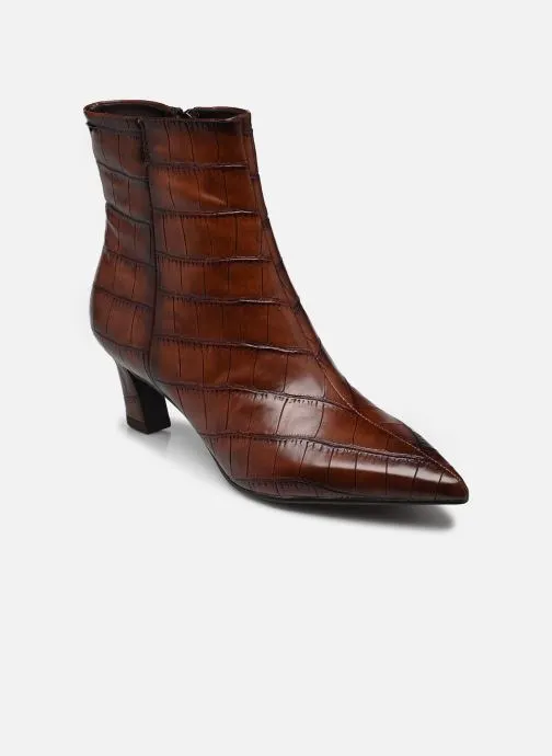 Enkellaarzen en boots 25384-47 dames bruin