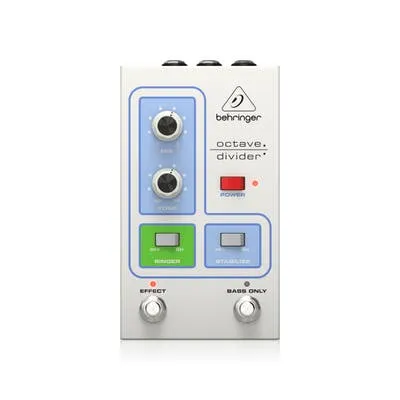 BEHRINGER OCTAVE DIVIDER CLASSIC ANALOG OCTAVE DIVIDER AND RINGER EFFECTS PEDAL