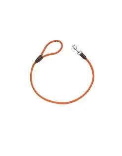 Hunter Looplijn Freestyle Nylon Rond - Hondenriem - 110x1 cm Oranje
