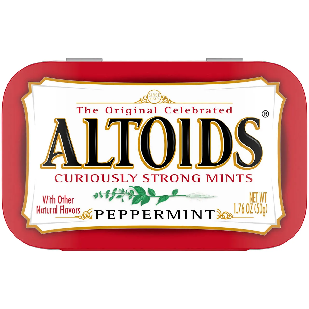 ALTOIDS Classic Peppermint Breath Mints , 1.76 oz Tin
