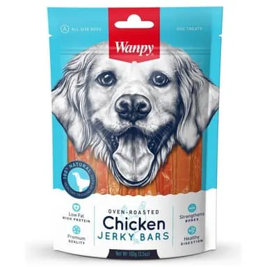 Wanpy Chicken Jerky Bar Dog Treats