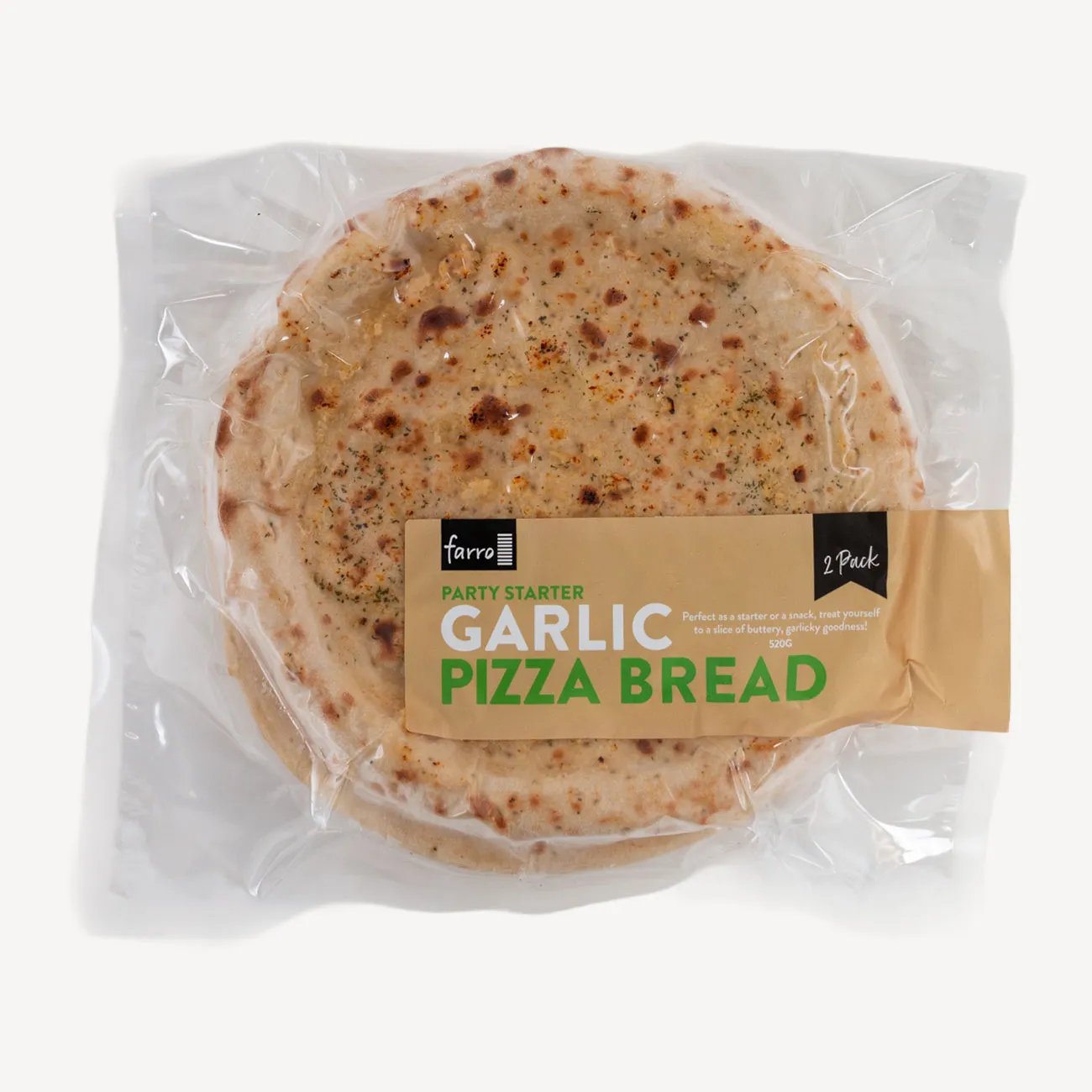farro garlic pizza bread 520g