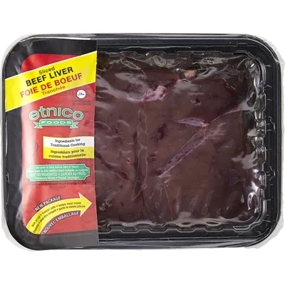 Beef Liver, Sliced