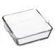 Mini plat carré four verre 15x13cm