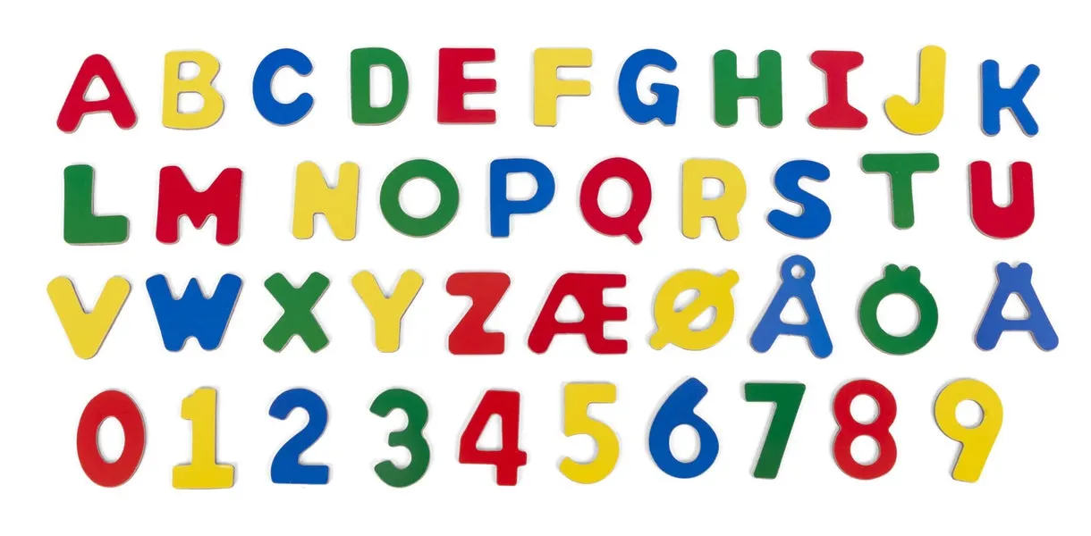 Magnetbokstaver Tall i Tre 41 deler