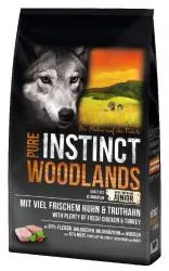 PURE INSTINCT WOODLANDS JUNIOR mit Huhn, Truthahn für Hunde 8 kg
