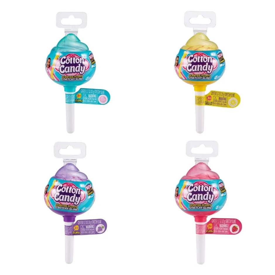 Oosh Cotton Candy Stretchy Slime Pop, Assorted Colors, 1 ct.