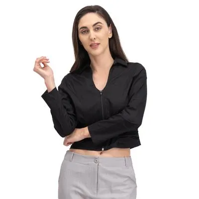 Blusa Mxstaza Mujer Diseño Liso Escote En V