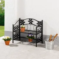 Metallregal mit 2 Böden ca. 60 x 30 x 50 cm