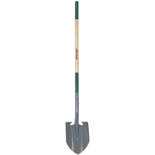 Masterforce® Hardwood Long-Handle Round-Point Digging Shovel