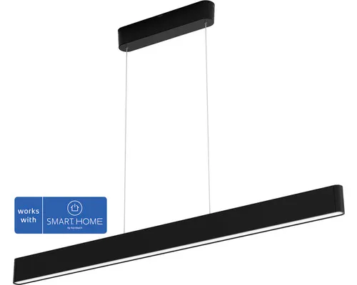 LED lustr Philips HUE Ensis 8719514343368 79 W 5500 lm 2000-6500 K černý - kompatibilní se SMART HOME by hornbach