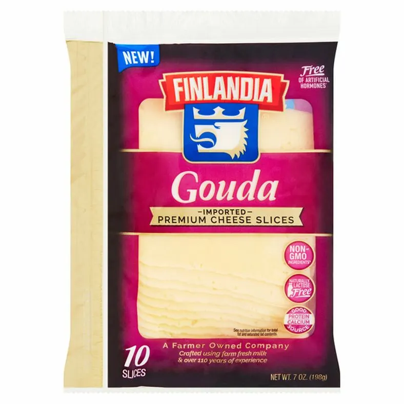 Finlandia Gouda Imported Premium Cheese Slices
