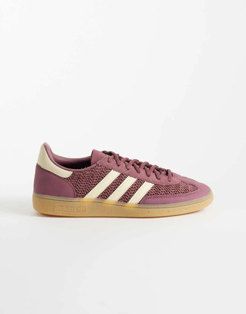 adidas Originals Handball Spezial trainers in purple crochet