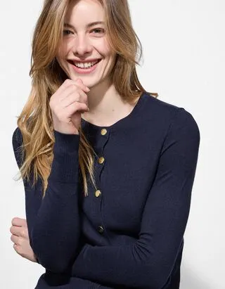 Cardigan - Abbottonatura - Blu scuro