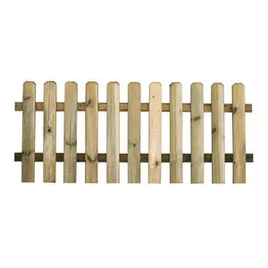 Staccionata CERLAND MUSTANG in legno naturale L 180 x H 80 cm, Sp 30 mm