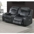 Global Furniture Blanche Power Reclining Loveseat - Gray