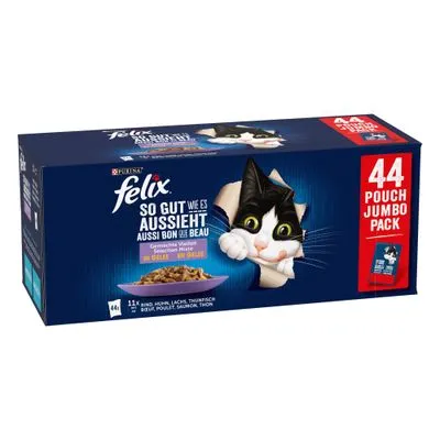 Mégapack Felix Tendres Effilés en gelée 132 x 85 g