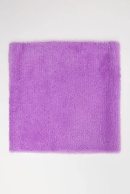 Kids ronde sjaal rib furry