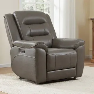 Mason Leather Power Recliner with Power Headrest