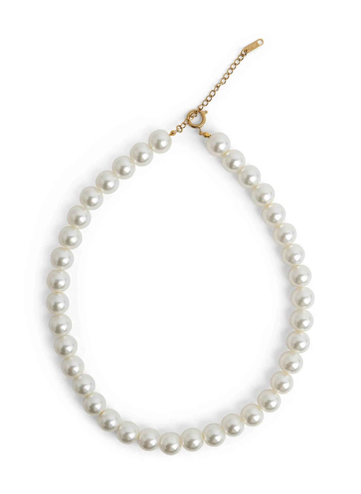 Ketting met grote imitatieparels