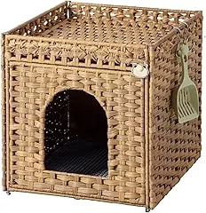 SETVSON Cat Litter Box Enclosure Furnit…