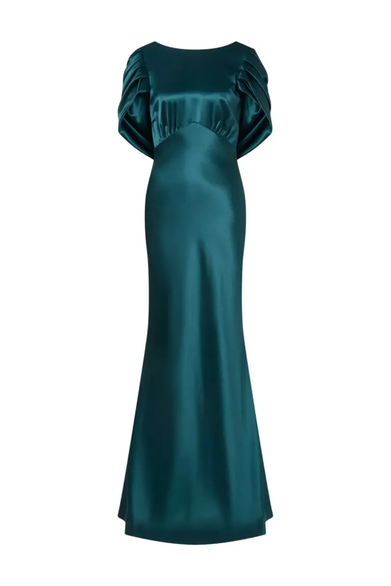 Louise Maxi Dress - Grønn