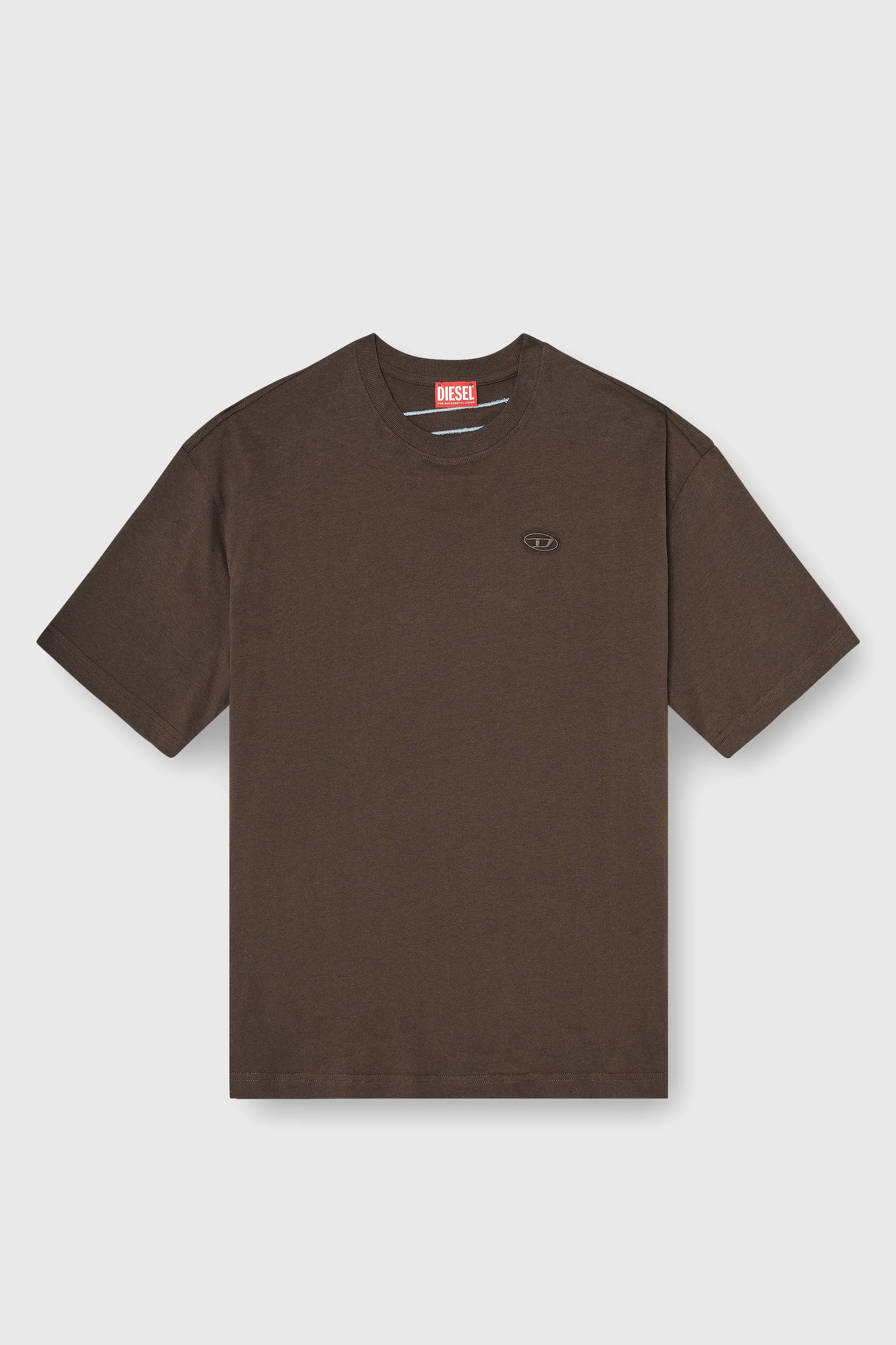 T-shirt with maxi oval D embroidery