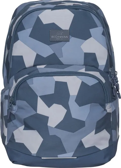 Skolesekk 2-7.kl Blue Camo Sport Junior 30L - Beckmann