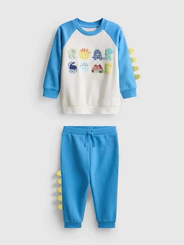 0–36 mois | Sweat-shirt et bas de jogging dinosaure