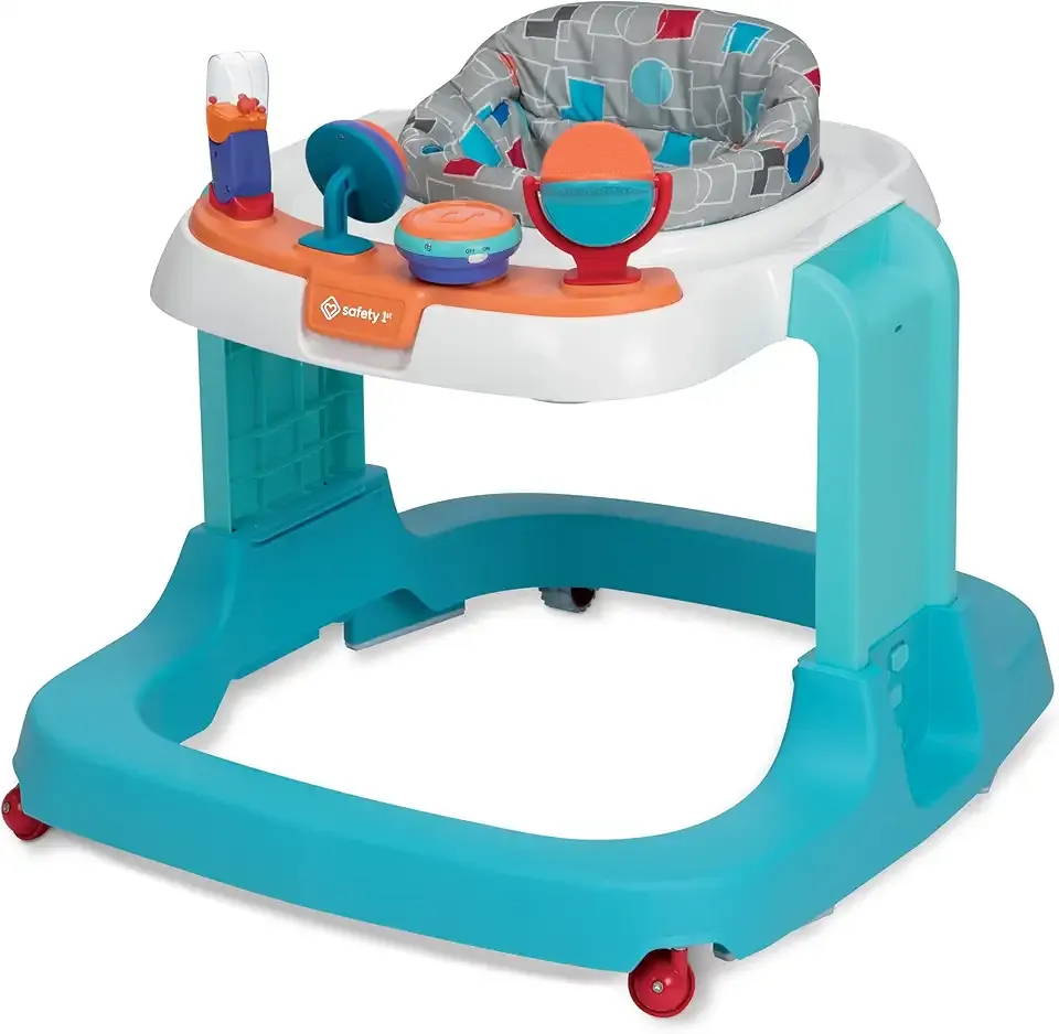 Safety 1st Ready, Set, Walk! DX Developmental Walker, Grey Geo