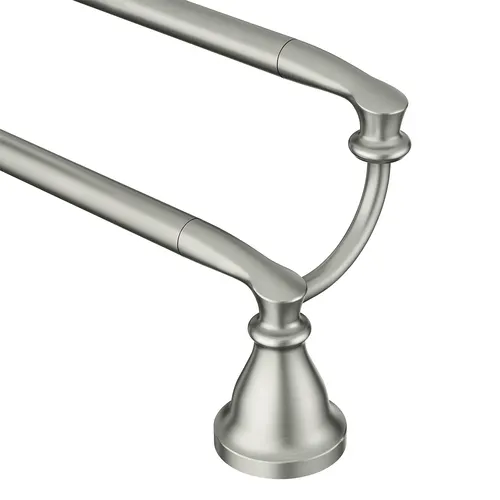 Moen Hilliard 24" Brushed Nickel Double Towel Bar