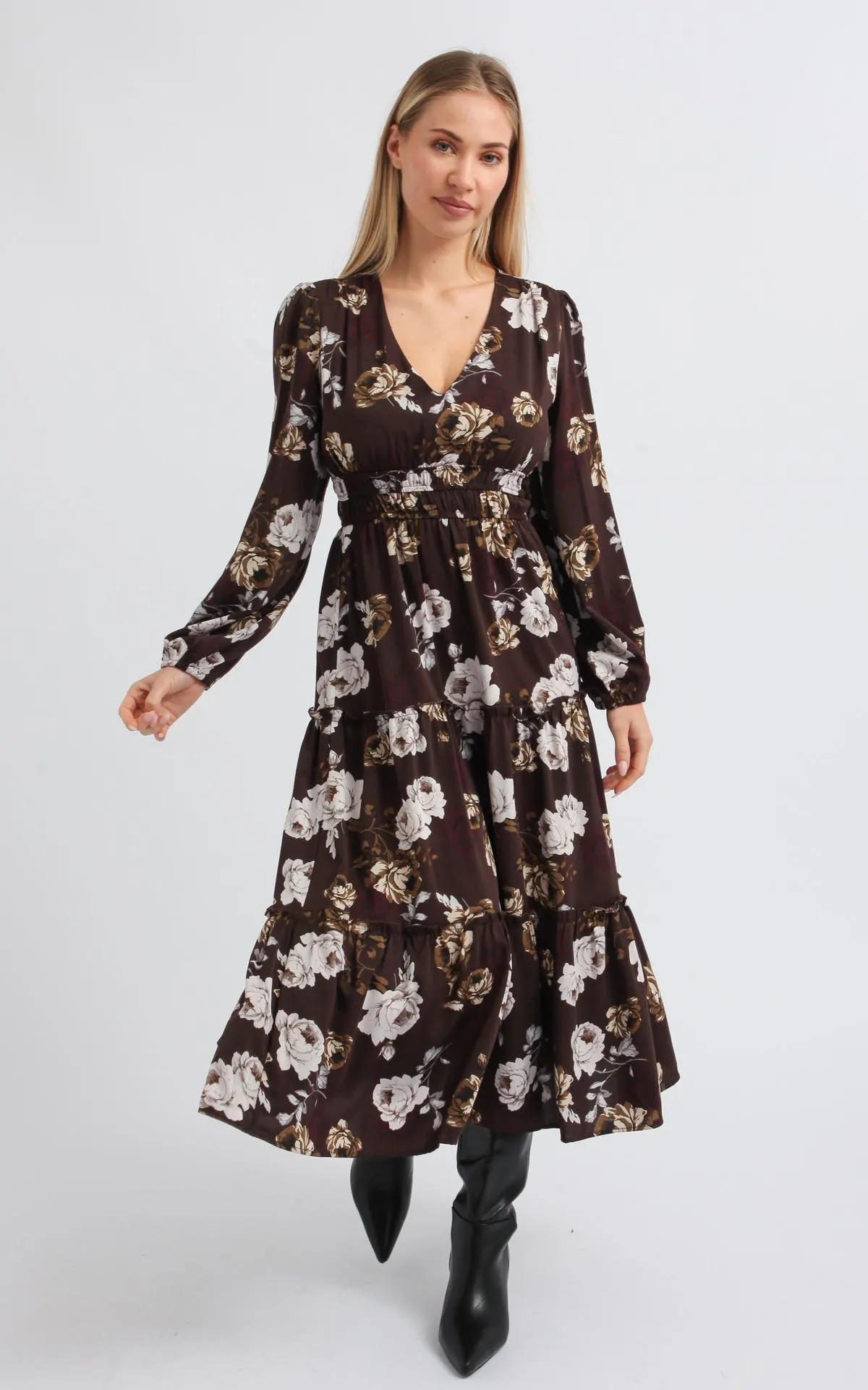 CDC Tier Detail LS Dress