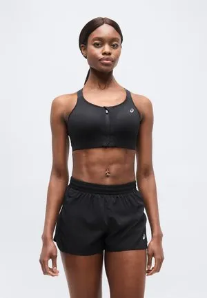 ROAD COMBINATION ZIP BRA - Sports-BH-er med mye støtte - performance black