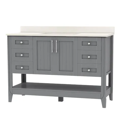 Home Decorators Collection 49 Inch W Cloverton Vanity Ensemble