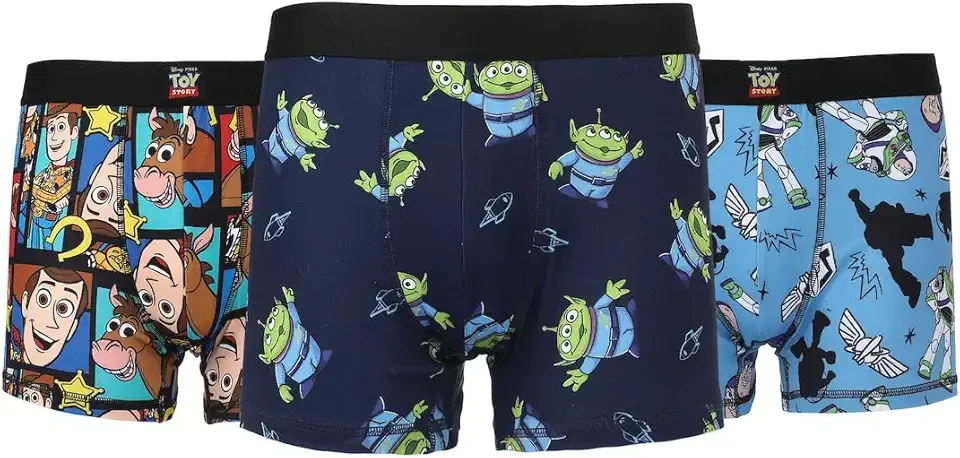 Toy Story All-Over Character Print Men’s 3-Pack Boxer Briefs