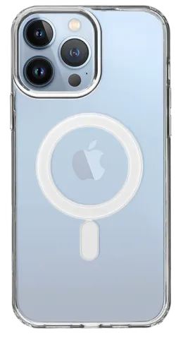 Pouzdro Comfort Magnet iPhone 13 Pro/6.1 průhledná