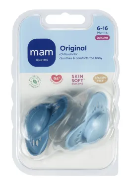 Orig 6-16m Silk 2stk Blister Mam